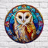 Bernadette Barn Owl Suncatcher Effect Clock